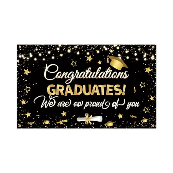 2026 Graduation Decorations - Congratulations Class of 2026 Backdrop, 2026 Graduation Photo Backdrop, High School College Classroom Decorations