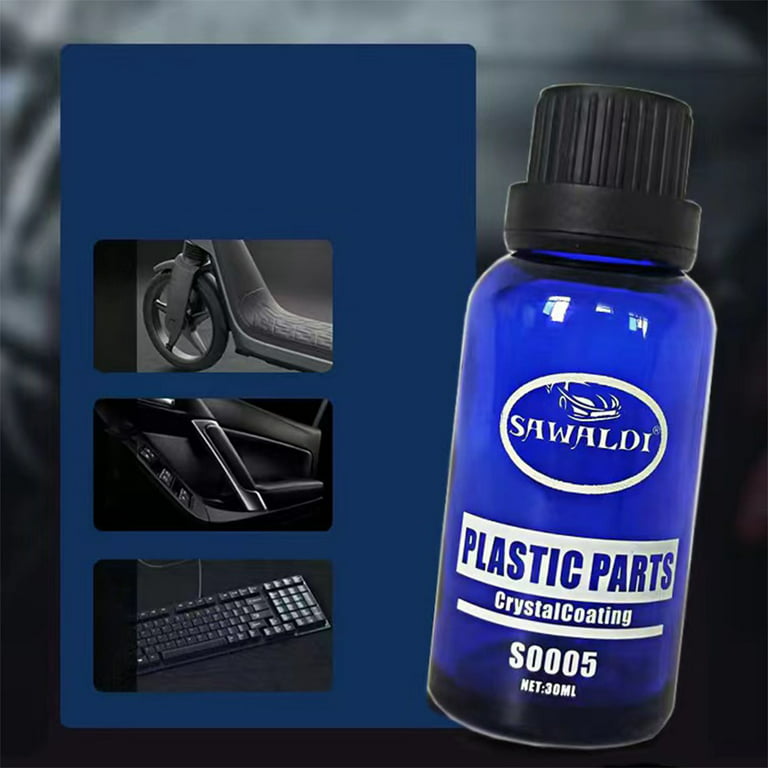 Plastic Refreshing Coating Car Plastic Revitalizing Coating Agent Plastic  Parts Refurbish Agent for Car Automotive Interior Cleaning Agent 30ML 