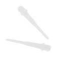 thumbnail image 4 of 2x80 Pcs 2BA Pointes Souples pour Fléchettes Électroniques Blanches, 4 of 5
