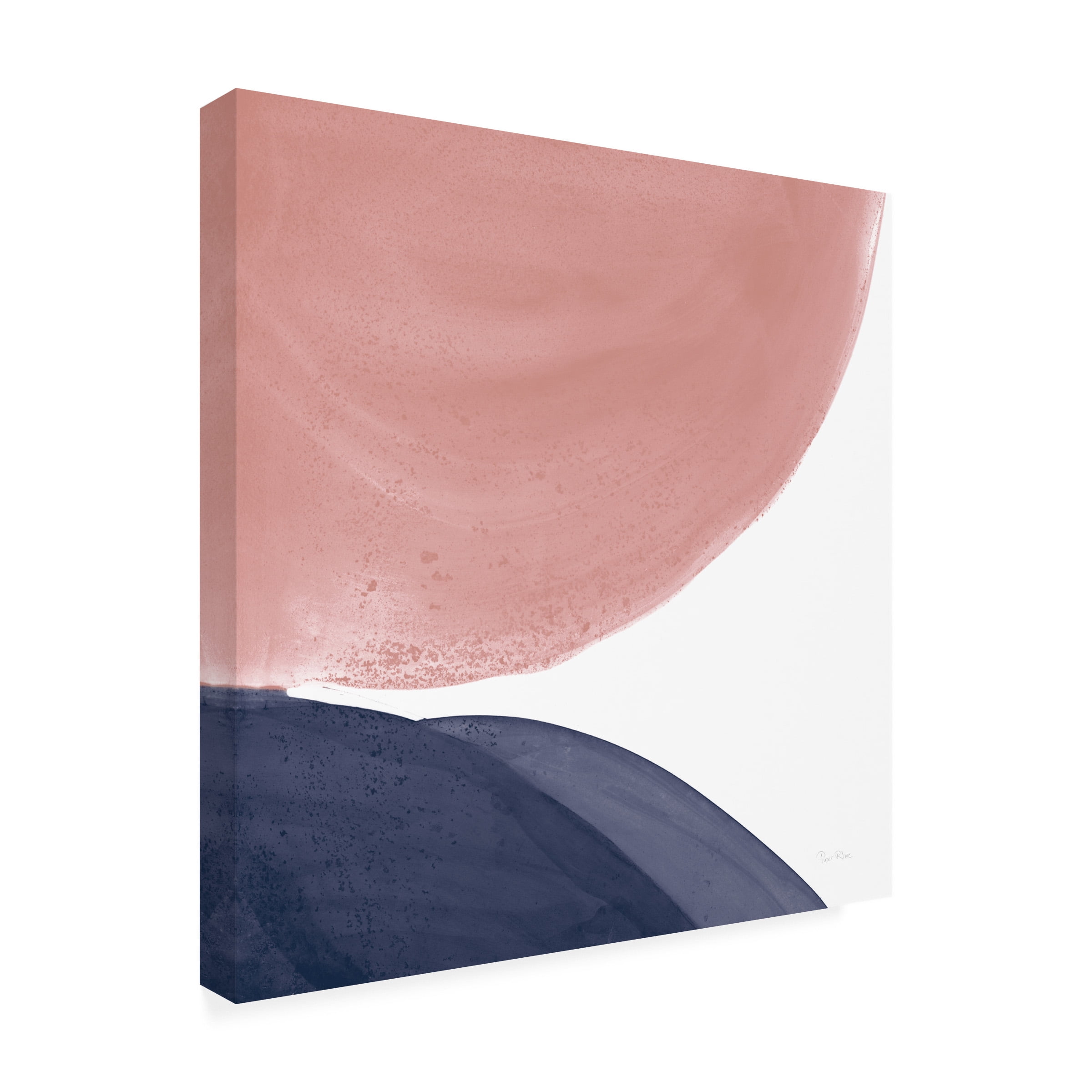 Piper Rhue 'Pools of Navy Pink II' Canvas Art