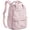 Pink, variant on Lightweight Unisex Casual Backpack, Water-Resistant Daypack Bookbag for 14-15 Inch Laptop, Travel Work Commuter, Black