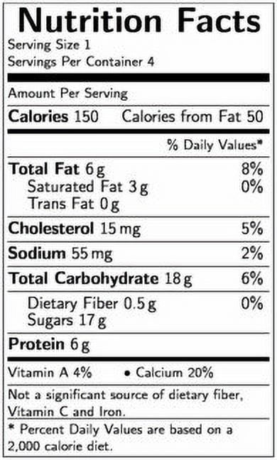 Noosa 4 Ounce Salted Caramel Yoghurt, 4 count per pack - 6 per case.