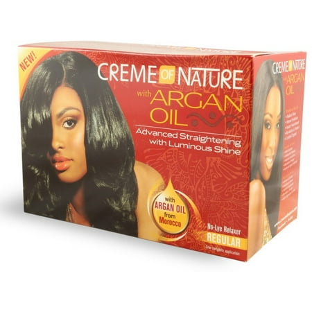 Creme of Nature With Argan Oil No-Lye Relaxer, Regular (Pack of
