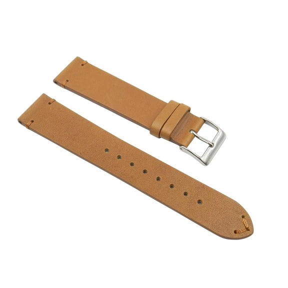 Horween Vintage 22mm Tan Leather Watch Band