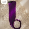 thumbnail image 2 of Hair Originals Clip in Hair Streaks 100% Human Coloured Hair Extensions, 2 of 5