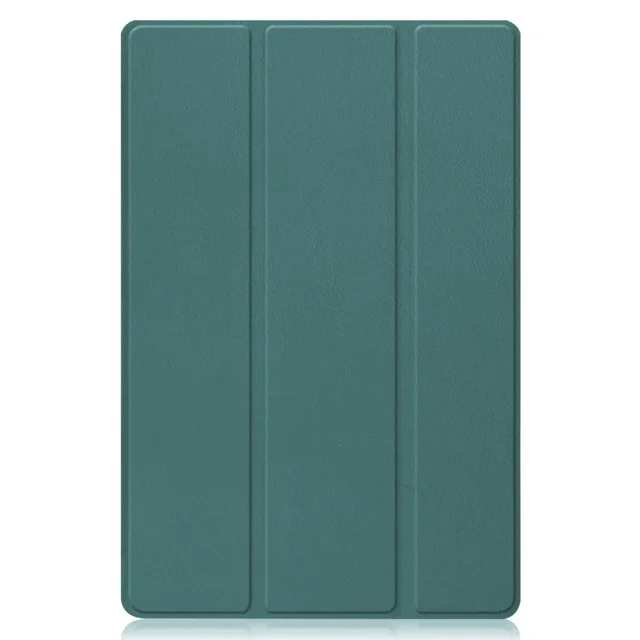 Hard Back Shell For Coque TCL Tab 10s 9080G Smart Case Tri-folded Standing Cover for TCL NXTPAPER 10s 9081X 9081X2 Tablet Funda Dark Green TCL Tab 10s 2021