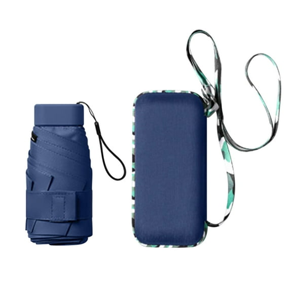 VANLOFE Office Supplies Umbrella Anti-ultraviolet Summer Outdoor Pocket Sun Umbrella Sunny And Rainy Double-use Sunscreen Anti-ultraviolet Compact Portable Pocket Umbrella