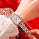thumbnail image 2 of Reloj Acero Inoxidable Mujer Brillantes Numeros Grandes Cx Correa Oro Rosado Plata, 2 of 5