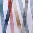 thumbnail image 2 of Wandering Lines Ocean Coast Throw Pillow 19x19 Teal Gold Embroidered Polyfill, 2 of 2