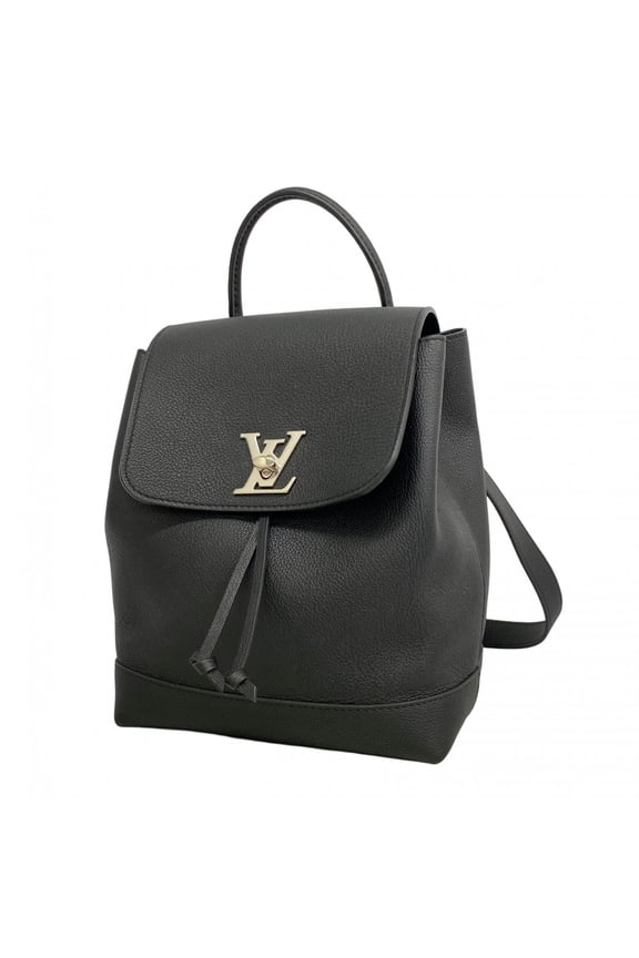 Pre-Owned Louis Vuitton Lockme Backpack M41815 Noir Women's P2317304