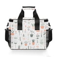 thumbnail image 7 of FORMRS Insulated Cooler Bag 24 Cans Capacity Soft Leakproof Lunch Box with Side Pockets, Green Garden Pattern, 7 of 7
