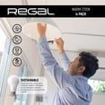 thumbnail image 2 of Regal LED Light Bulb A19 800-Lumen, 9-Watt (60-Watt Equivalent), E26 Base, Non-Dimmable (Warm (2700K), Pack of 4 Light Bulbs, 2 of 6
