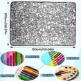 thumbnail image 2 of Coloring Blanket DIY Washable Sofa Throw | Art and Craft Coloring Blanket for Boys, Girls, Families, Craft Lovers, Preschoolers | Birthday, Holiday, Living Room, Bedroom, Apartment Fun Activity, 2 of 6