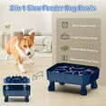 thumbnail image 7 of UPSKY Slow Feeder Dog Bowls,2 in 1 Dog Puzzle Slow Feeder for Large Breed, Maze Elevated Dog Food Bowl Anti-Choking Interactive Dog Feeding Bowls Slow Down Eating for Boredom & Anxiety Blue, 7 of 7