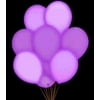 Blinkee LED Balloons Five Pack, Purple