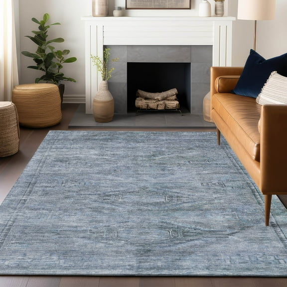 Addison Rugs Chantille Indoor/Outdoor Traditional Global Sky Washable Rectangle Rug, 9' x 12'