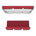 thumbnail image 2 of 3 Seat Swing Cover Set Waterproof Dustproof 3Seat Swing Chair Accessory Red, 2 of 8