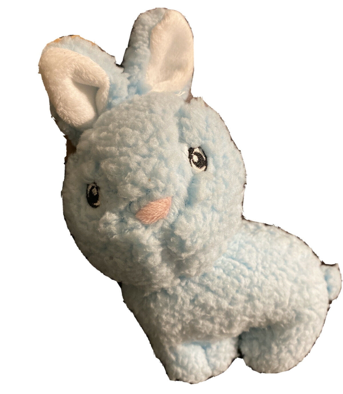 blue bunny dog toy