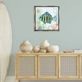 thumbnail image 4 of Stupell Industries Tropical Striped Fish Underwater Gray Floating Frame Canvas Art, 25 x 25, by Carol Robinson, 4 of 8