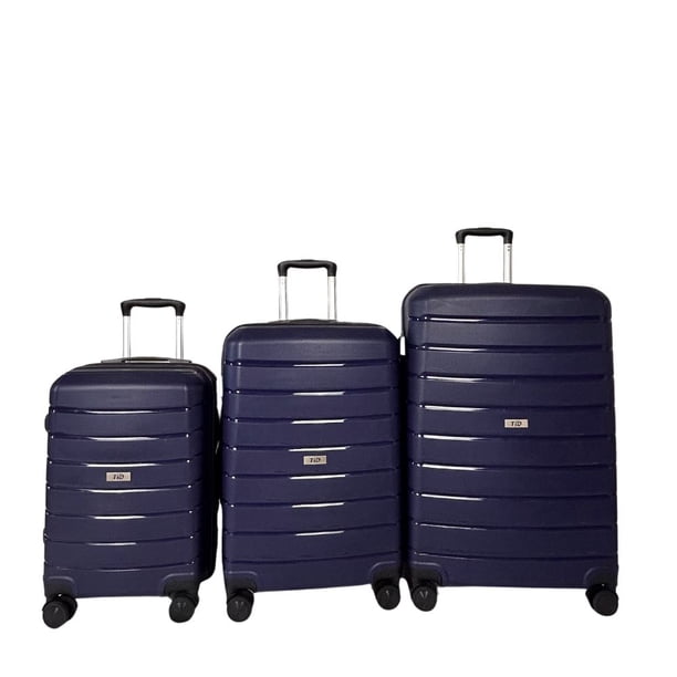 TIO Travel Juego De Maletas De Viaje Classic (Azul, CH + M + G)
