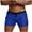 Blue, variant on Yghzkop Running Shorts for Men Color Block Sports Shorts Patchwork Waist Quick Dry Elastic Waist Outdoor Basketball Shorts Lightweight Breathable Mesh Lined Gym Training Shorts with Side Pockets