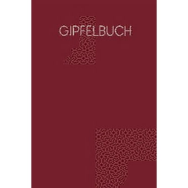 Gipfelbuch: Tourenbuch zum Ausfüllen für Wanderer und Bergsteiger - Motiv: Rot (Paperback)