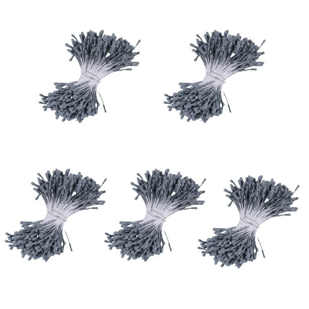 Flor seca Inteprter 5X decoración de boda accesorios para el hogar DIY gris HA084450-04