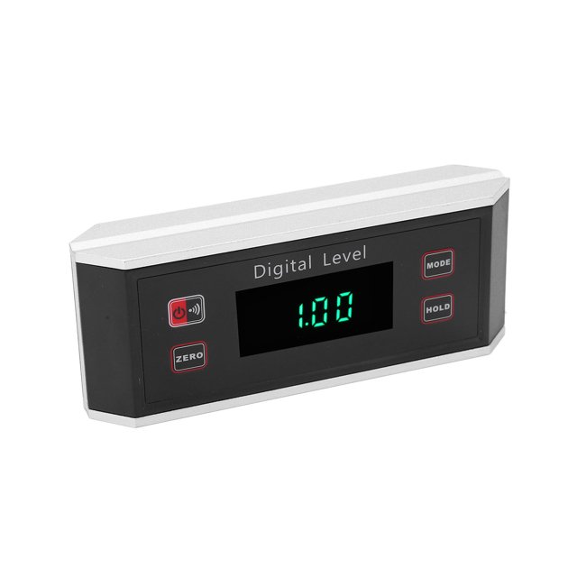 Digital Level, Magnetic Base Portable Angle Finder ABS Clear Display for Automobile
