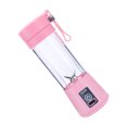 thumbnail image 3 of Portable Electric Juicer Machine 380ml Multifunction USB Fruit Fruit Juice Mixer Fruit Juice Mixer Blender, Pink, 3 of 8