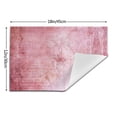 thumbnail image 3 of YFYANG Washable Heat-Resistant Placemats, 70% PVC/30% Polyester, Pink Vintage Pattern Kitchen Table Mat, 12" x 18" 4 Piece, 3 of 6