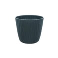 thumbnail image 2 of Round Ripple Flower Pot, Home Gardening Container, Balcony Potted Decor Pot, Plastic Decorative Planter for Indoor Outdoor, Army Green, 2 of 6