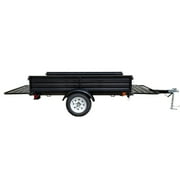 5 ft. x 7 ft. Multi Purpose Utility Trailer (Black Powder-Coated)