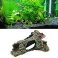thumbnail image 3 of 2 Piezas De Tronco En Descomposición, Con Agujeros Y Cuevas De Acuario, Pecera, Decoración De Madera Jormftte WMXL-219, 3 of 5