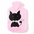 thumbnail image 1 of Bolsa de agua para estudiantes, linda bolsa de agua tibia para llenar con agua, mascota de dibujos animados, peluche cálido para bebé, 1 of 6
