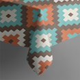 thumbnail image 3 of Multicolor Ethnic Geometric Pattern Rectangle Tablecloth 60"x102",Waterproof Polyester Rectangle Table Cloth, Wipeable Spillproof Polyester Tablecloth for Dining, Camping, Indoor and Outdoor, 3 of 6