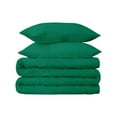 thumbnail image 2 of Superior Egyptian Cotton 530 Thread Count Duvet Cover Set, King/California King, Green, 2 of 7