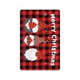 thumbnail image 4 of Christmas Decorative Doormat Xmas Welcome Gnome Tomte Mat Non Slip Rubber Backing Doormat Outdoor Indoor Entrance Doormat Floor Mat, 24 x 16 Inch 30x 18 Inch, 4 of 5