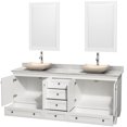 thumbnail image 6 of Wyndham Collection Wcv800080dwhcmovm24 Acclaim 80" Free Standing Vanity Set - Pyra Bone, 6 of 7