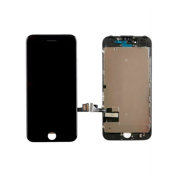 Replacement LCD Assembly With Steel Plate Compatible For iPhone 7 (Aftermarket Pro: XO7 Incell) (Black)