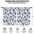 thumbnail image 2 of Blackout Kids Curtains,White and Blue Of Leopard Print Childrens Insulated Curtains Set Of 2,Bedroom Essentials,Toddler Room Decor 42"x54", 2 of 5