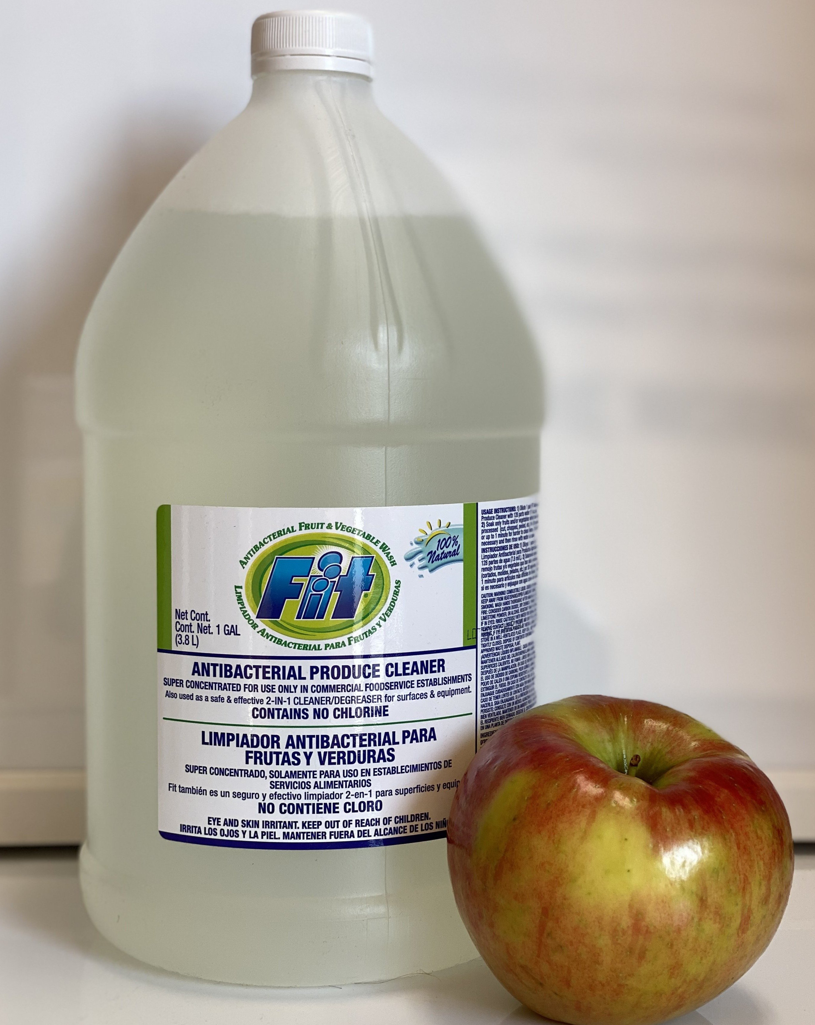 4 PACKS Healthpro Brands Fit Fruit and Vegetable Wash Liquid, 1