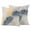 Mustard, Navy, Cream, variant on 2 Pack Outdoor Waterproof Throw Pillow Covers,Deep Blue Sea Breeze Leaves Decorative Rectangle Pillow Case Patio Pillowcases for Chair Couch Sofa 20x12in