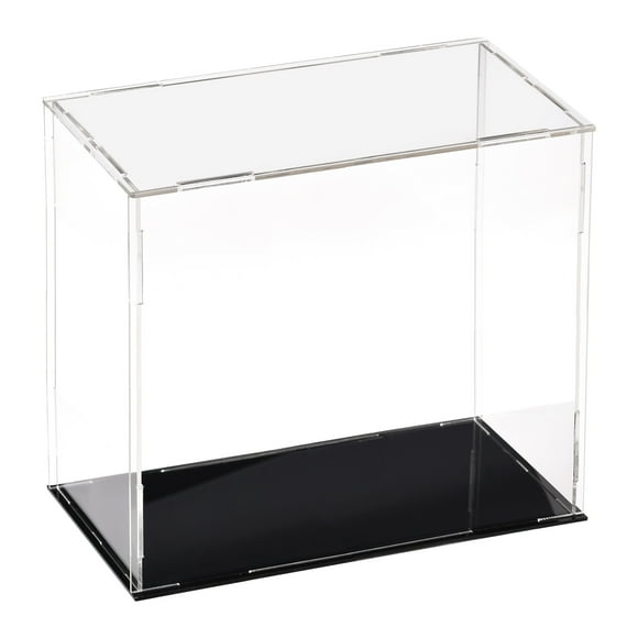 Caja de exhibición de acrílico Uxcell, protección contra el polvo, vitrina cúbica para coleccionables 7.9x3.9x7.9 pulgadas