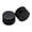Black, variant on Cord Locks Ecohintz Metal Double Hole Spring Stopper (50-Pack) - Round Slider Toggles for Drawstrings - Adjustable Cord Locks for Hats, Pants, Hoodies - End Fitting Fasteners, Drawstring Stoppers