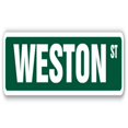 thumbnail image 1 of SignMission SS-730-WESTON Panneau de Chambre pour Enfants Rue Weston 30 Po., 1 of 1