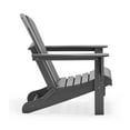 thumbnail image 4 of PORCHSIDE Outdoor Folding Adirondack Chair (Set of 2), Gray, 4 of 9