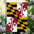 thumbnail image 3 of Anley Double Sided Maryland State MD Decorative Garden Flags Maryland Flag Protocol Proper Display for Home Decor Yard Flags - 18 x 12.5 Inch, 3 of 6