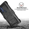 thumbnail image 4 of TJS for Motorola Moto G Play 2023/G Power 2022/G Pure Phone Case, with Tempered Glass Screen Protector, Belt Clip Holster Hybrid Impact Resist Rugged Kickstand Cover (Black), 4 of 7