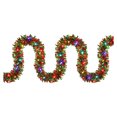 Walbest 16.4Ft Christmas Tinsel Strips Metallic Luster Garland with 50