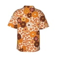 thumbnail image 3 of Bixox Men's Hawaiian Shirts Men's Hippie Ditsy Floral Print Short-Sleeve Shirt-XX-Large, 3 of 8